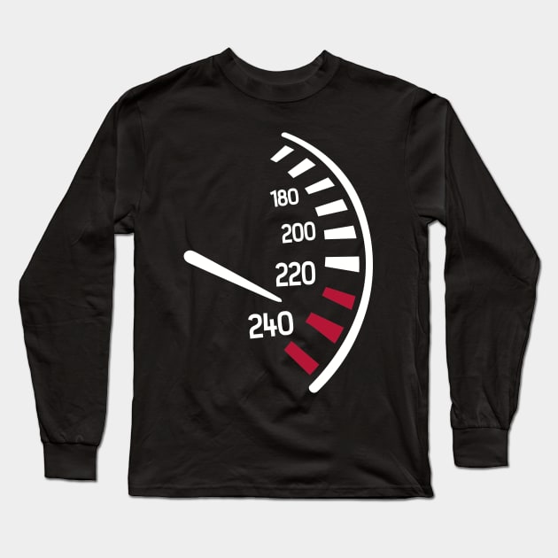 Speedometer Long Sleeve T-Shirt by Designzz